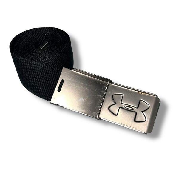 Under Armour Boys Webbed Belt Adjustable Quick Clasp Logo Buckle Bottle Opener - Picture 3 of 9